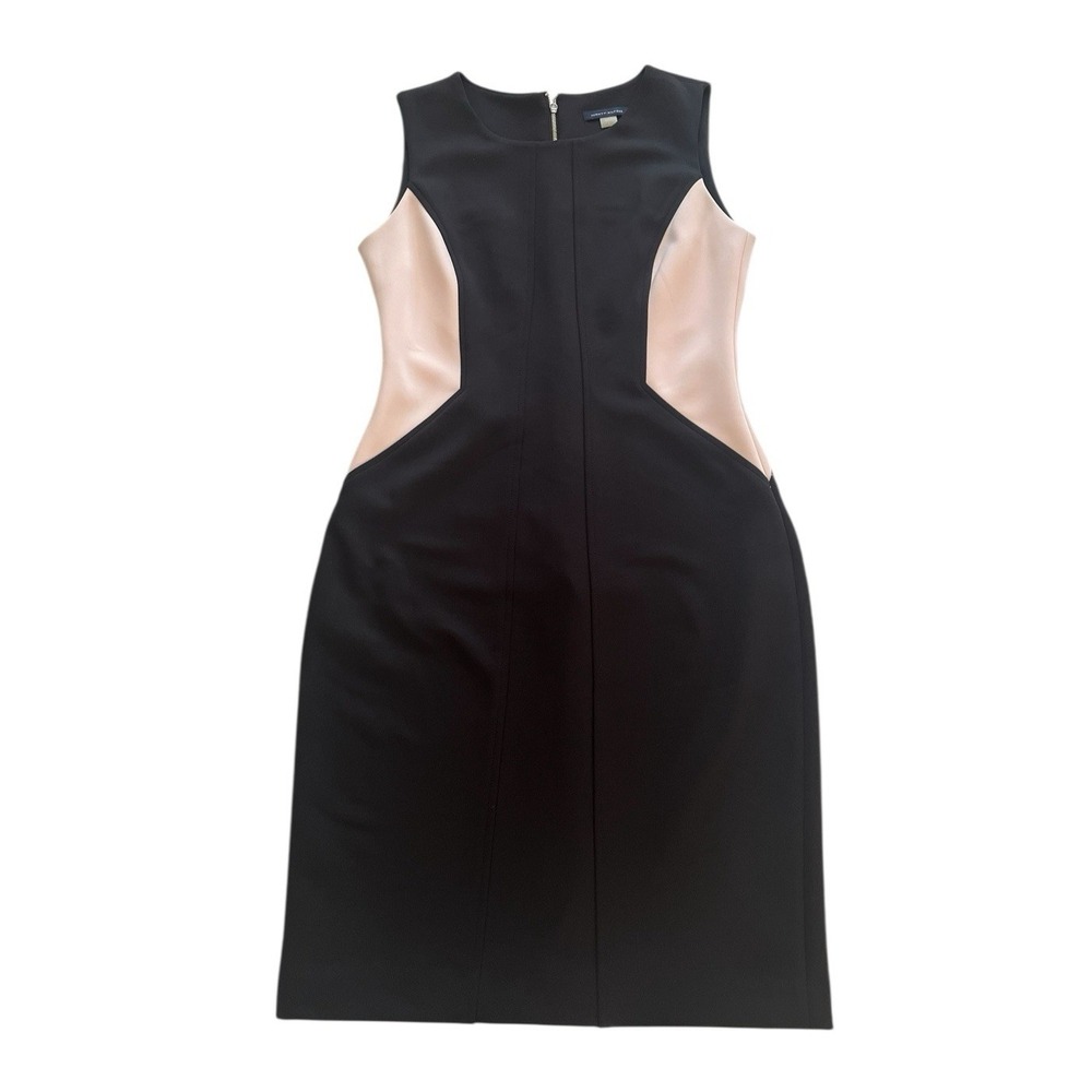 Tommy Hilfiger Women's Size 6 Pencil Dress Black Pink Colorblock Career Office